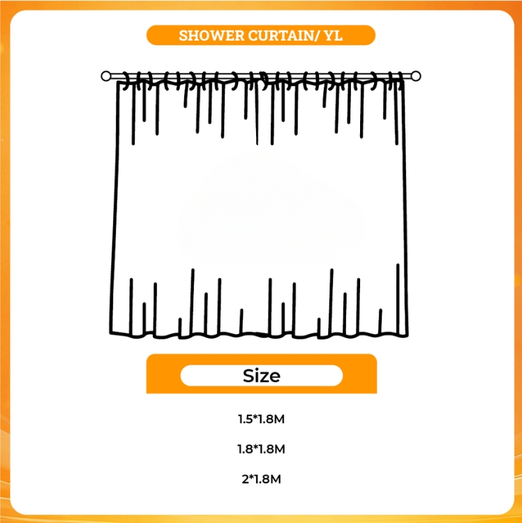 3D shower curtain - Sket Dance Store