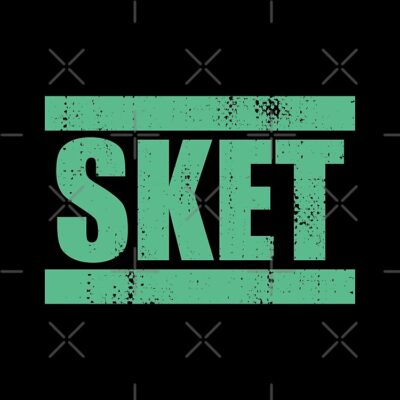 Alternative view of Sket Dance Sket Acronym Green Distressed Tote Bag