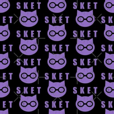 Alternative view of Sket Dance Sket Dan Symbol With Acronym Purple Distressed Tote Bag