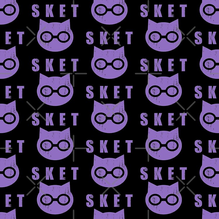 Sket Dance Sket Dan Symbol With Acronym Purple Distressed Tote Bag - Image 2