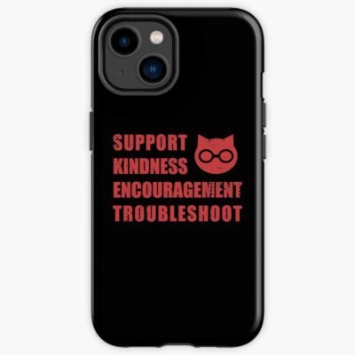 Sket Dance Sket Dan Symbol With Acronym Expansion Red Distressed Iphone Case