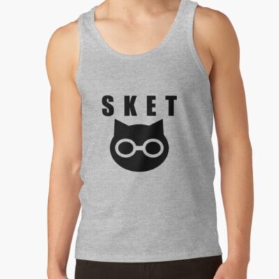 Sket Dance Sket Dan Symbol With Acronym Black Tank Top