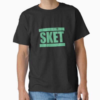Sket Dance Sket Acronym Green Distressed T-shirt