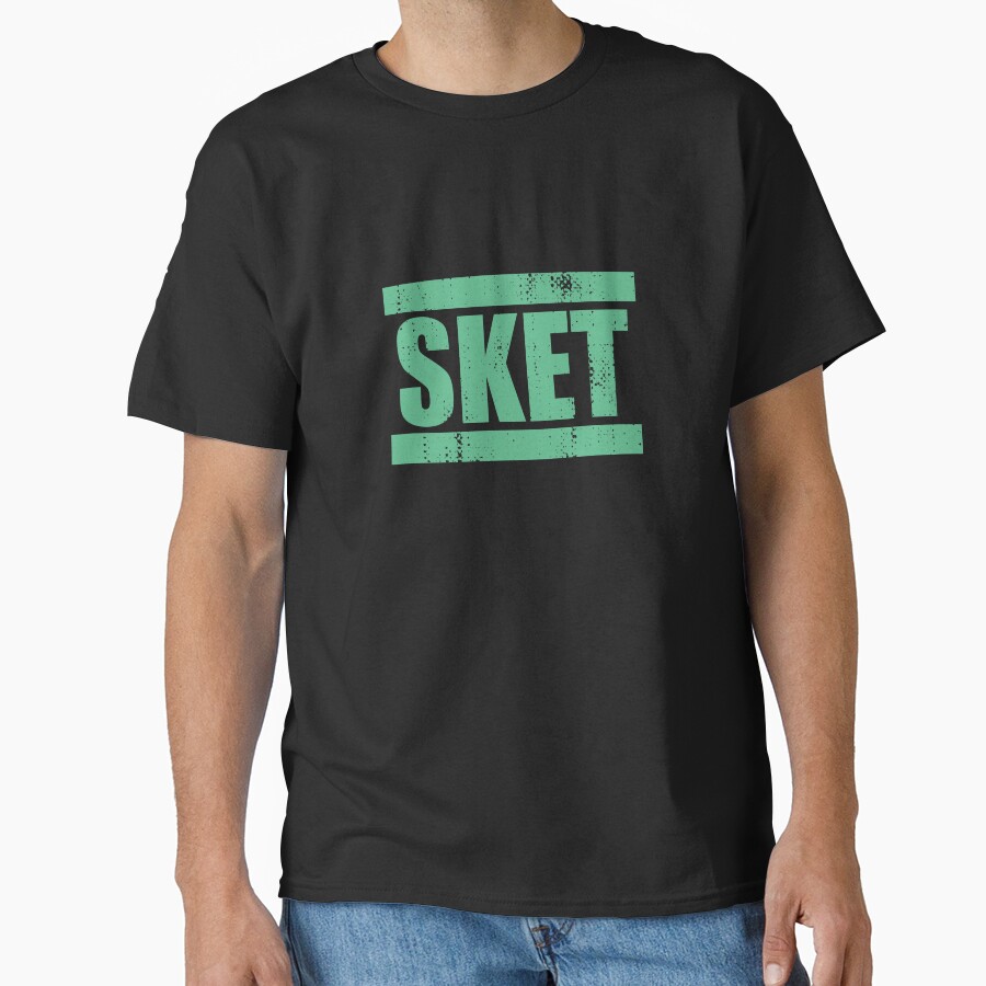 Sket Dance Sket Acronym Green Distressed T-shirt