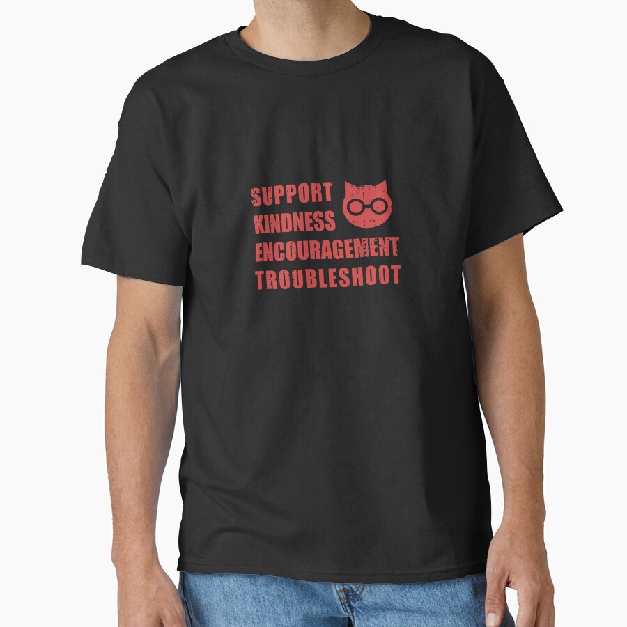 Sket Dance Sket Dan Symbol With Acronym Expansion Red Distressed T-shirt