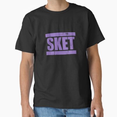 Sket Dance Sket Acronym Purple Distressed T-shirt