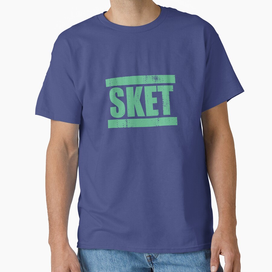 Sket Dance Sket Acronym Green Distressed T-shirt - Image 4