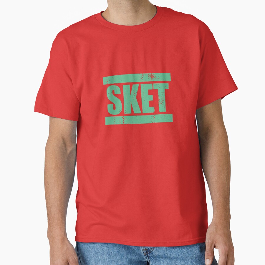 Sket Dance Sket Acronym Green Distressed T-shirt - Image 5