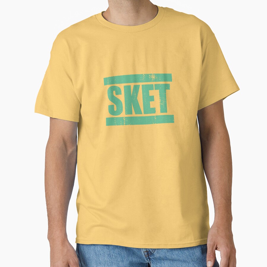 Sket Dance Sket Acronym Green Distressed T-shirt - Image 6