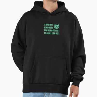 Sket Dance Sket Dan Symbol With Acronym Expansion Green Distressed Hoodie