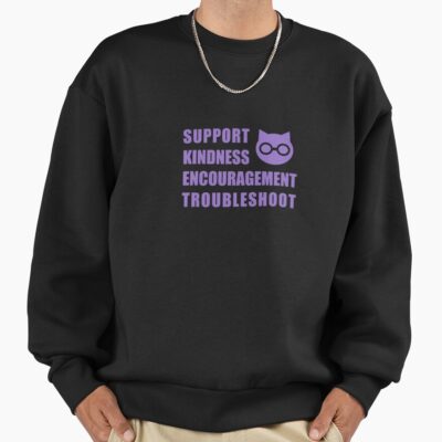 Sket Dance Sket Dan Symbol With Acronym Expansion Purple Sweatshirt