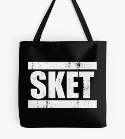 Sket Dance Sket Acronym White Distressed Tote Bag