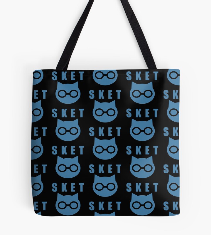 Sket Dance Sket Dan Symbol With Acronym Blue Tote Bag