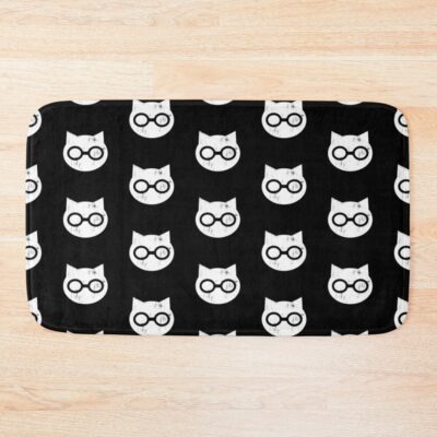 Sket Dance Sket Dan Symbol White Distressed Bath Mat