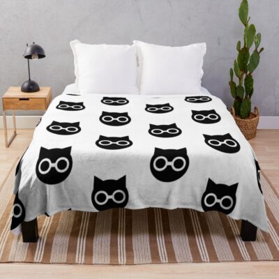 Sket Dance Sket Dan Symbol Black Throw Blanket