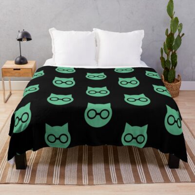 Sket Dance Sket Dan Symbol Green Throw Blanket