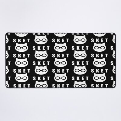Sket Dance Sket Dan Symbol With Acronym White Mouse Pad