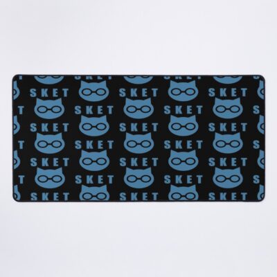 Sket Dance Sket Dan Symbol With Acronym Blue Mouse Pad