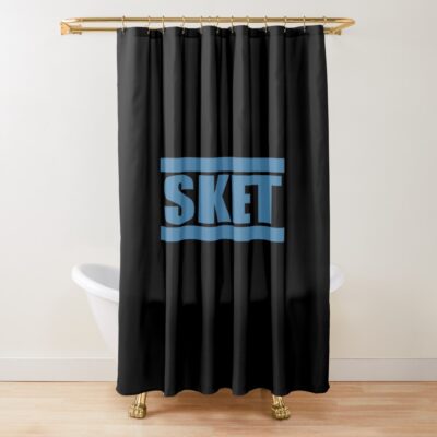 Sket Dance Sket Acronym Blue Shower Curtain