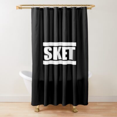 Sket Dance Sket Acronym White Shower Curtain