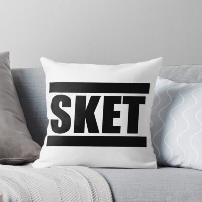 Sket Dance Sket Acronym Black Throw Pillow