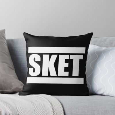 Sket Dance Sket Acronym White Throw Pillow